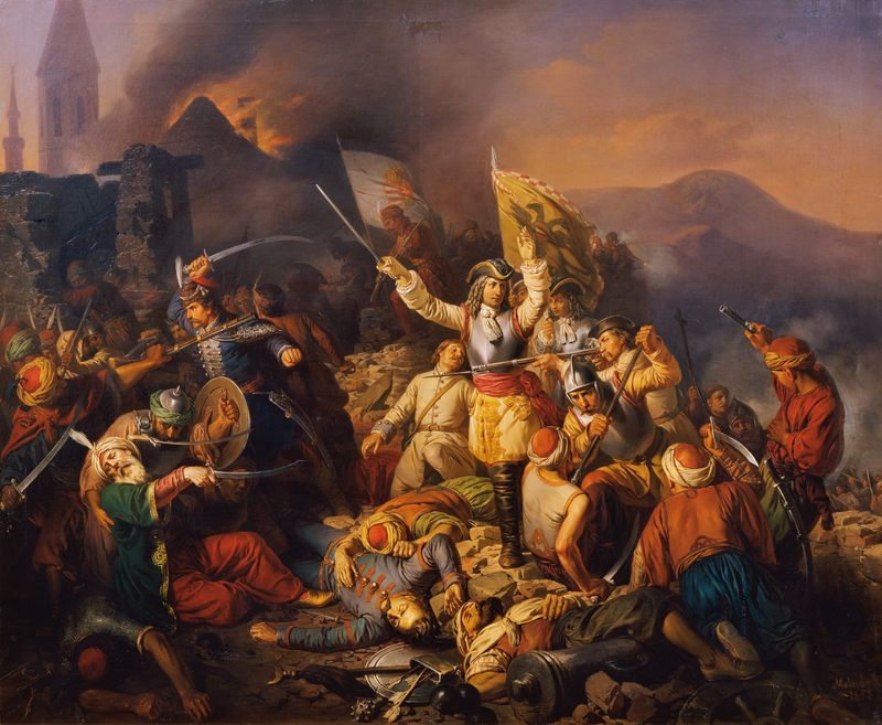Die Rückeroberung Ofens aus der Hand der Türken im Jahr 1686