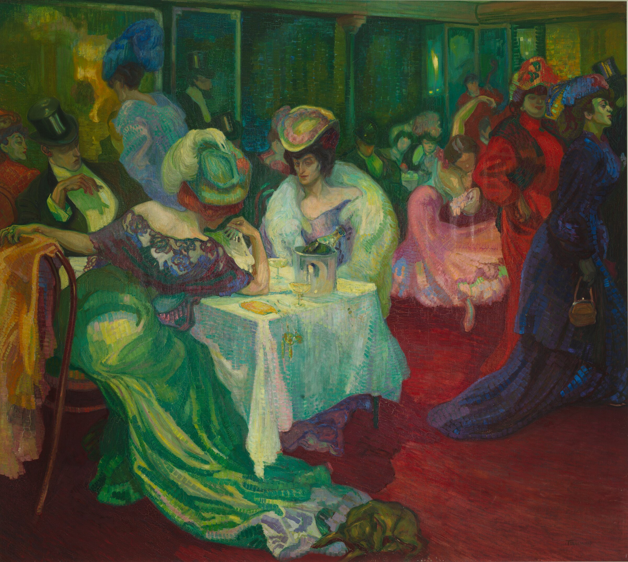 Night Café by Edvard Munch