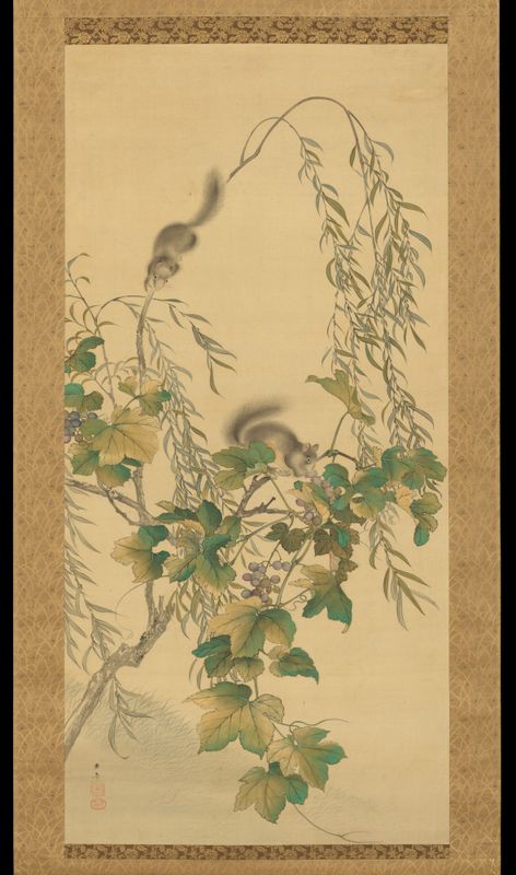 Plum Blossoms under the Moon at Dawn