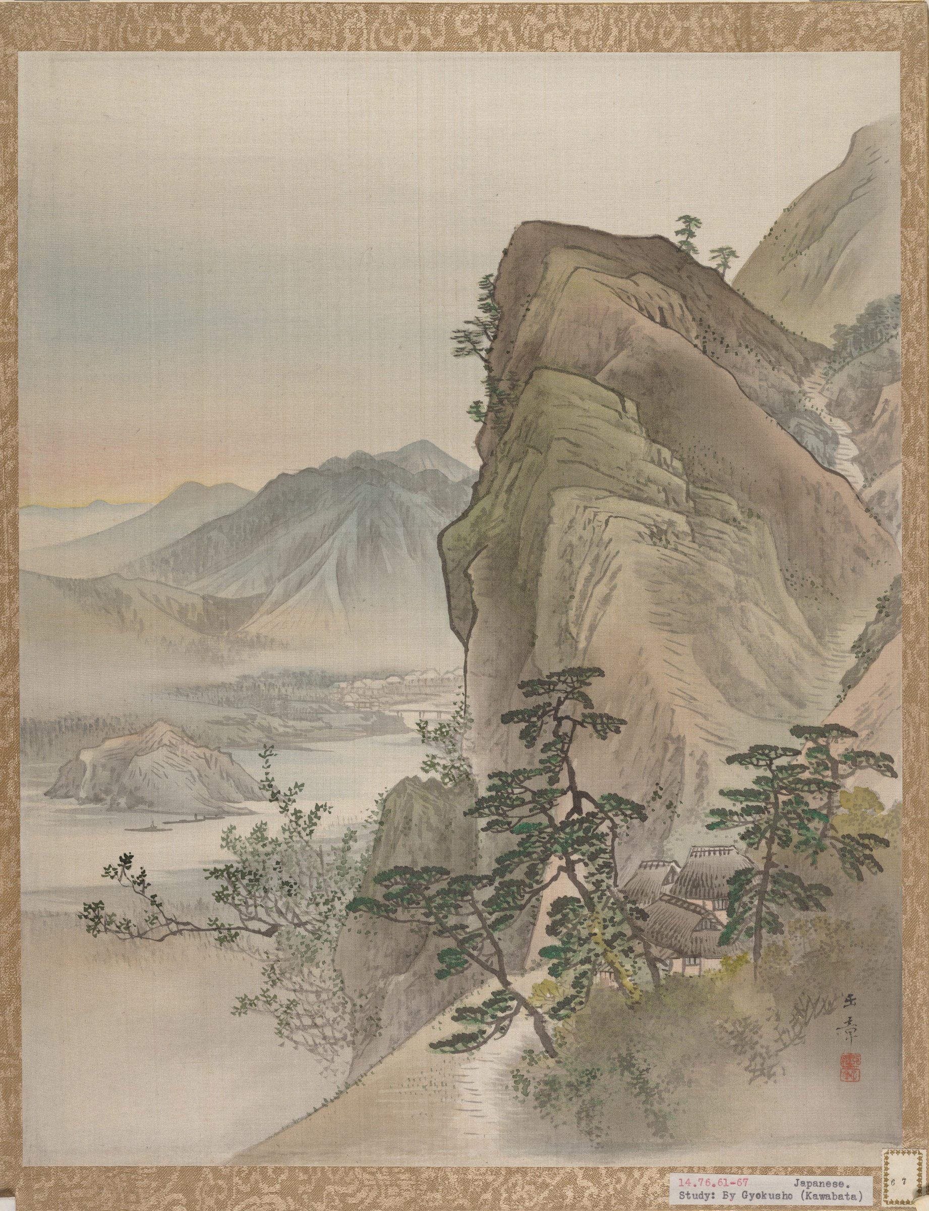 Landscape by Kawabata Gyokushō