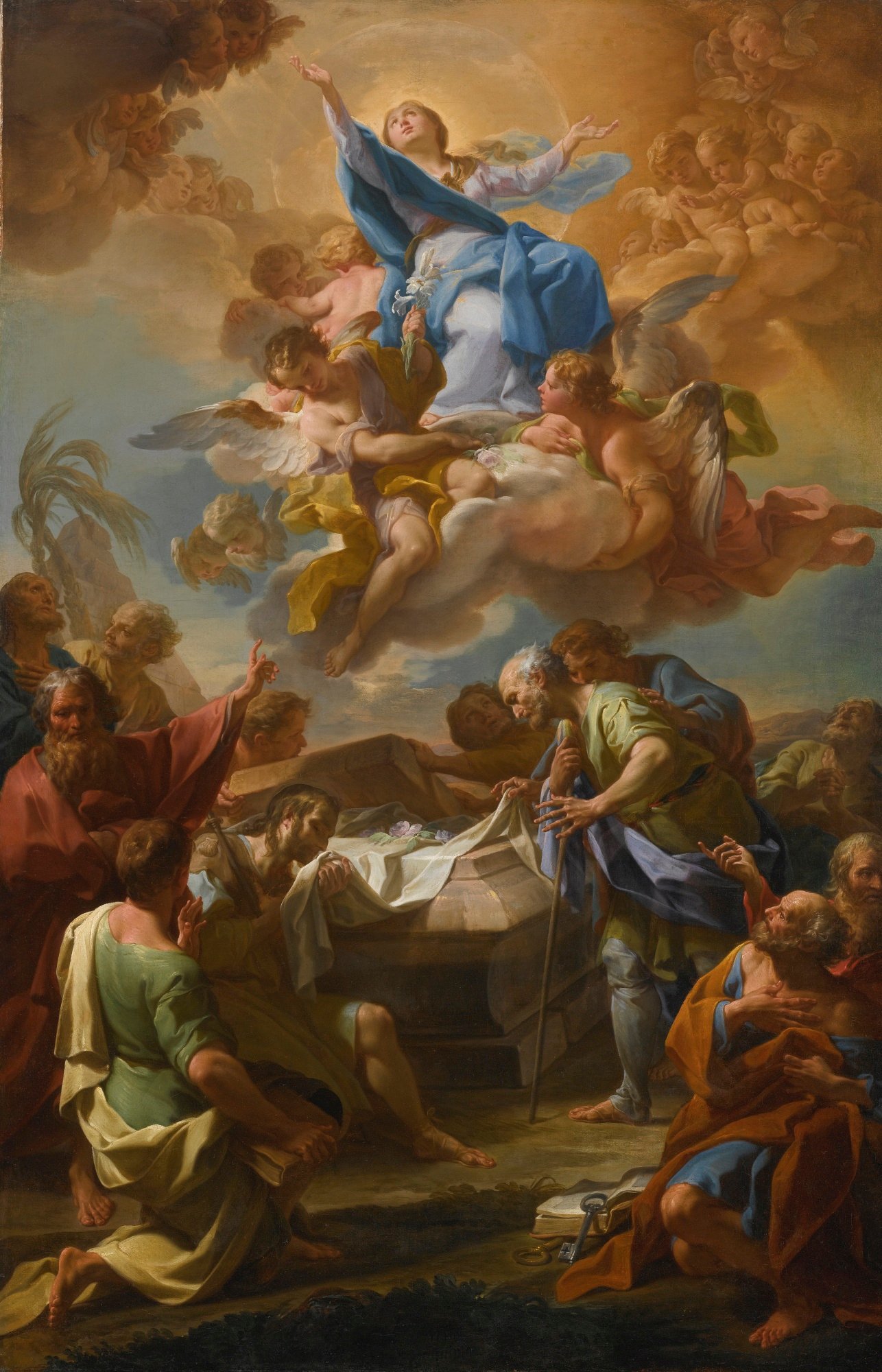 Assumption of the Virgin by Giuseppe Bezzuoli