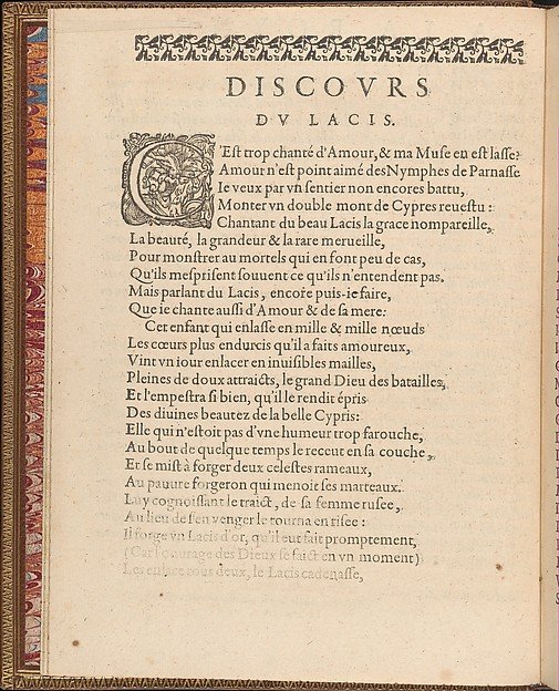La Pratique de l'Aiguille, page 2 (verso) by Matthias Mignerak