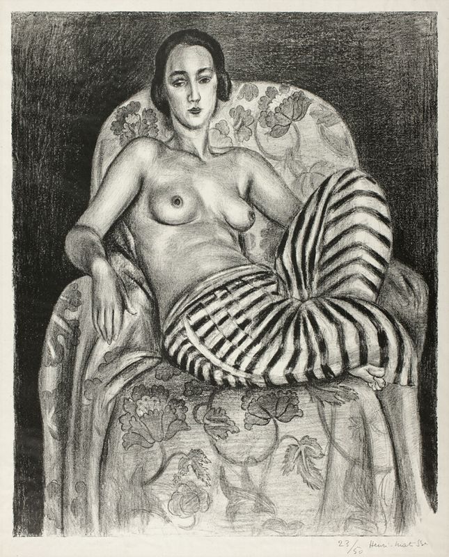 Large Odalisque in Striped Pantaloons