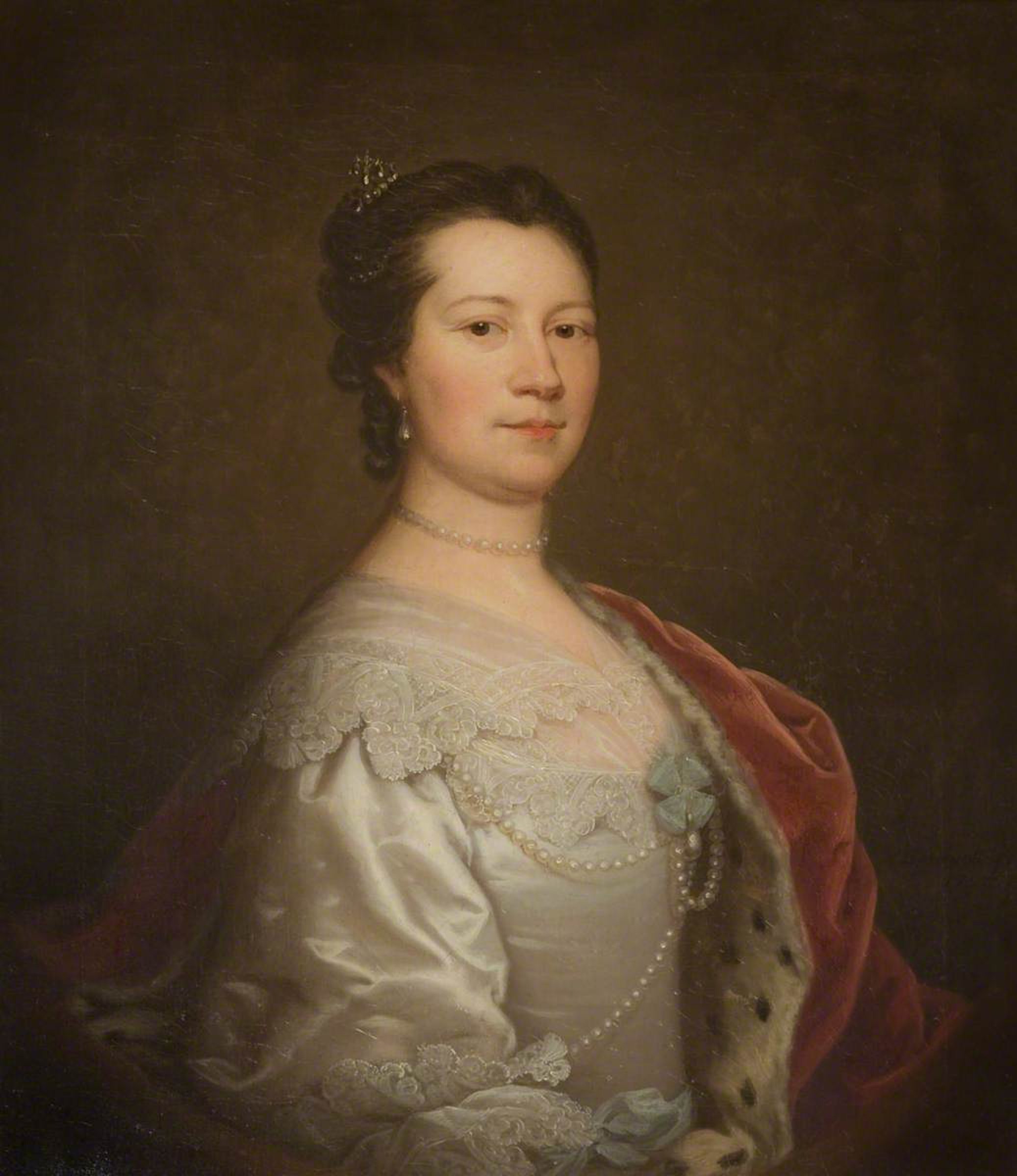 Portrait of a Lady (possibly of the Nassau de Zuylestein family) by Thomas Bardwell
