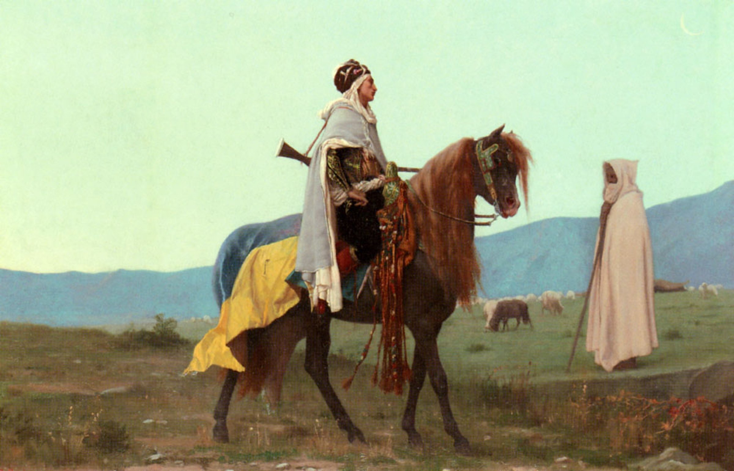 An Arab Horseman by Gustave Boulanger