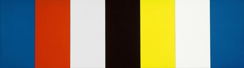 Red Yellow Blue White and Black