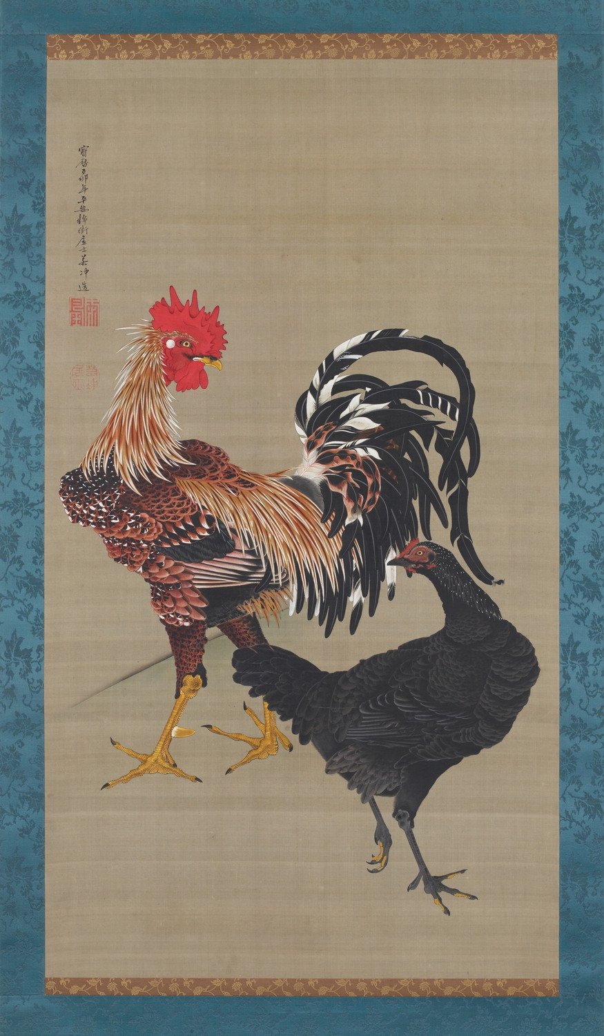 Rooster and Hen by Róbert Berény