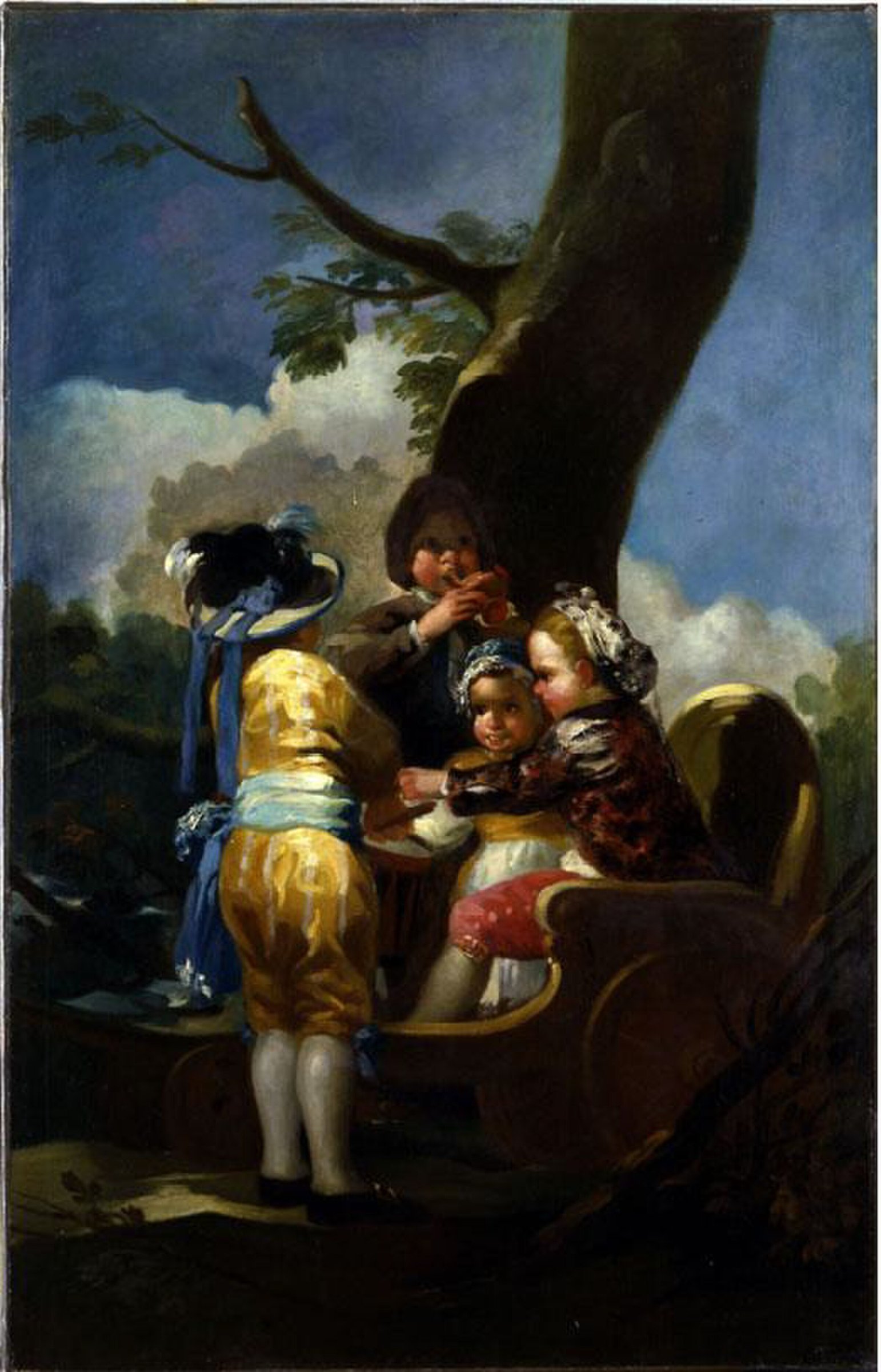 Children with a Cart — 1779