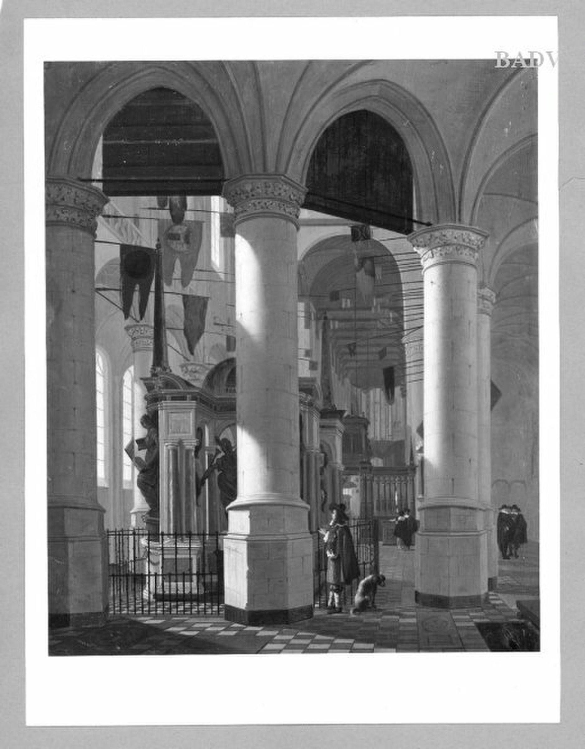 Church of Delft by Hendrick Cornelisz. van Vliet
