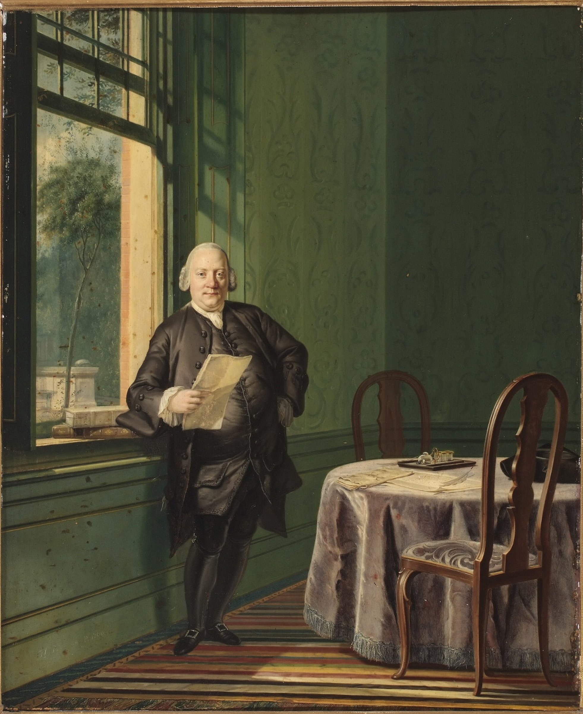 Portrait of an unknown man by Hendrik Pothoven