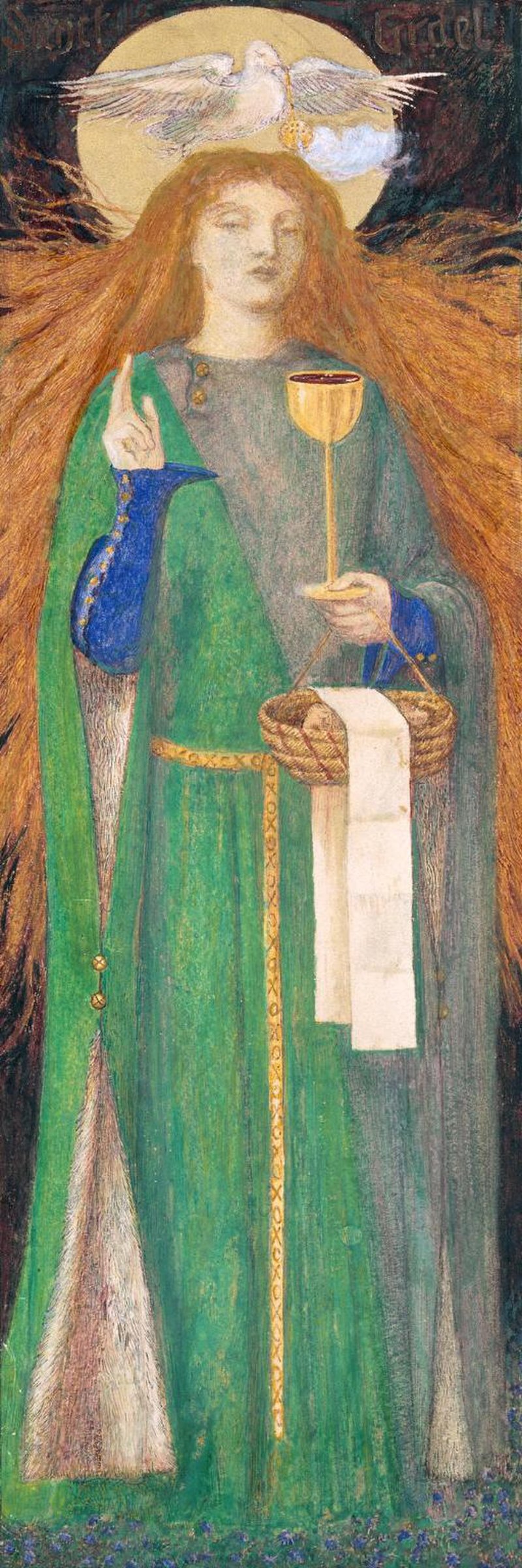 The Damsel of Sanct Grael — Dante Gabriel Rossetti