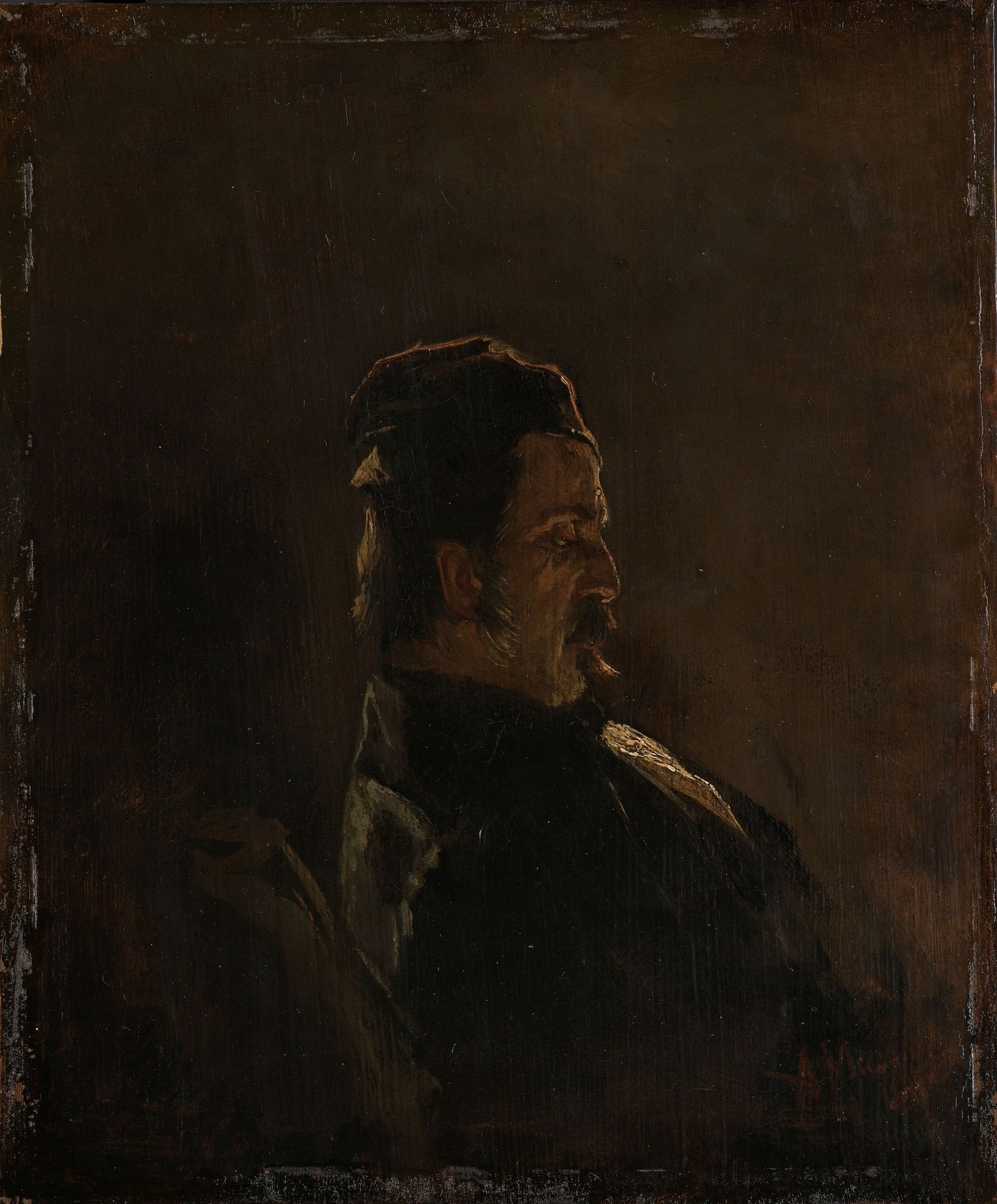 Portrait of Pieter Frederik van Os, Painter by Anton Mauve