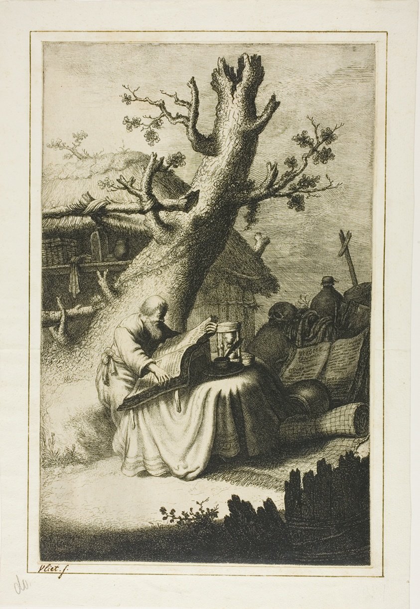 Saint Jerome by Willem van der Vliet