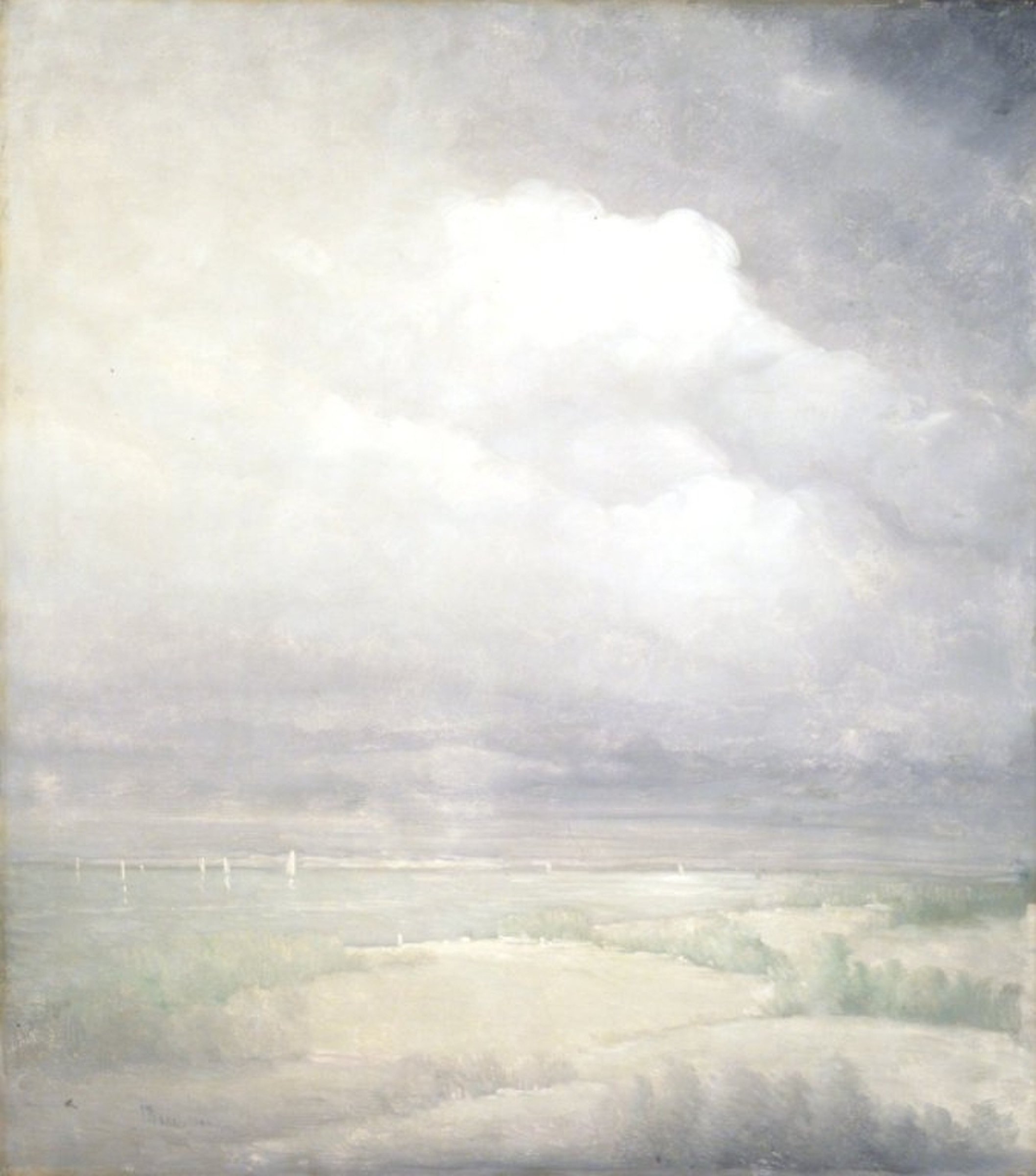 Silver Light, Hudson River by Leon Dabo