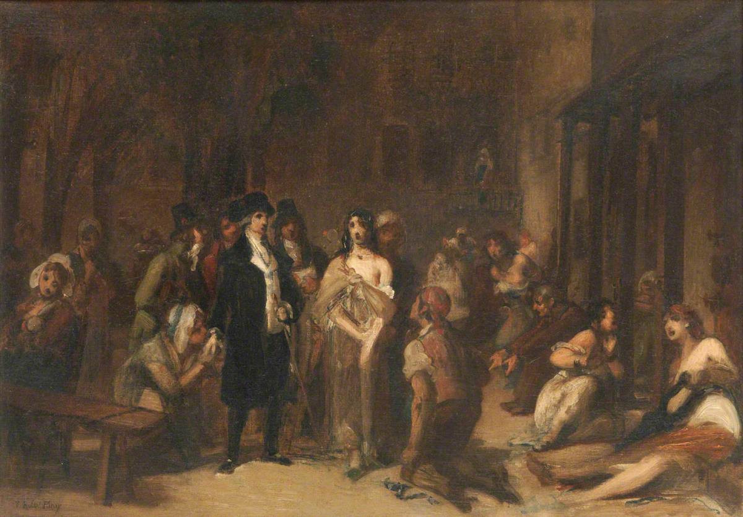 Philippe Pinel Freeing the Insane from their Chains by Tony Robert-Fleury