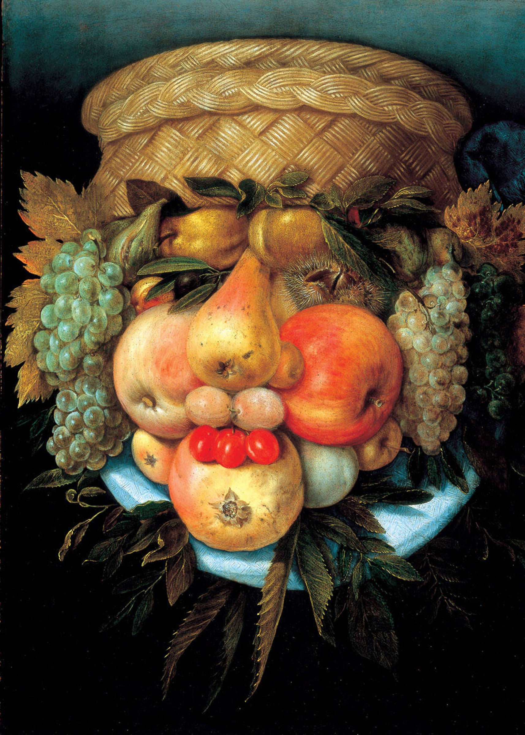 The Fruit Basket by Giuseppe Arcimboldo