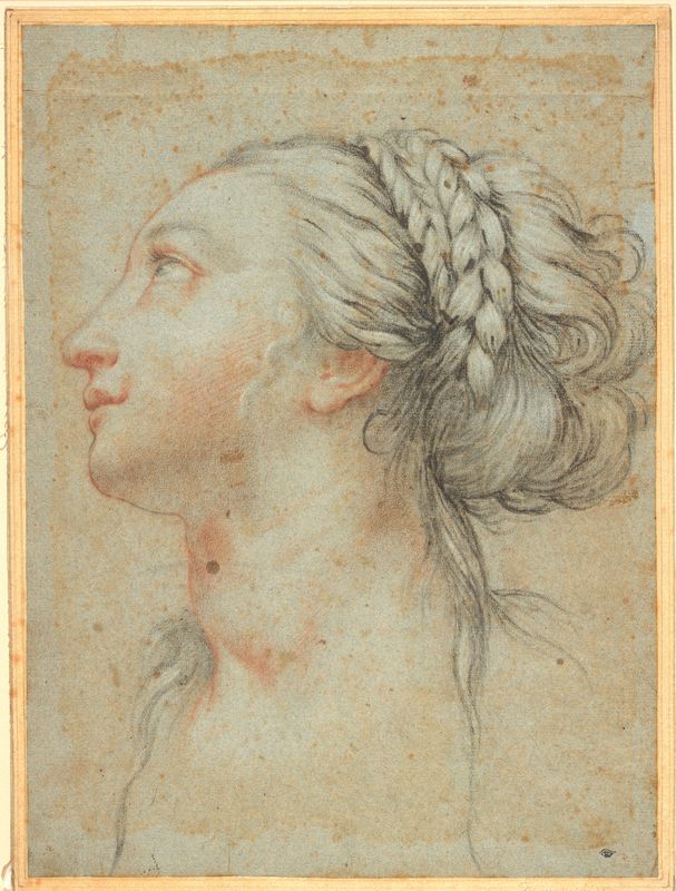 Head of a Young Woman in Profile