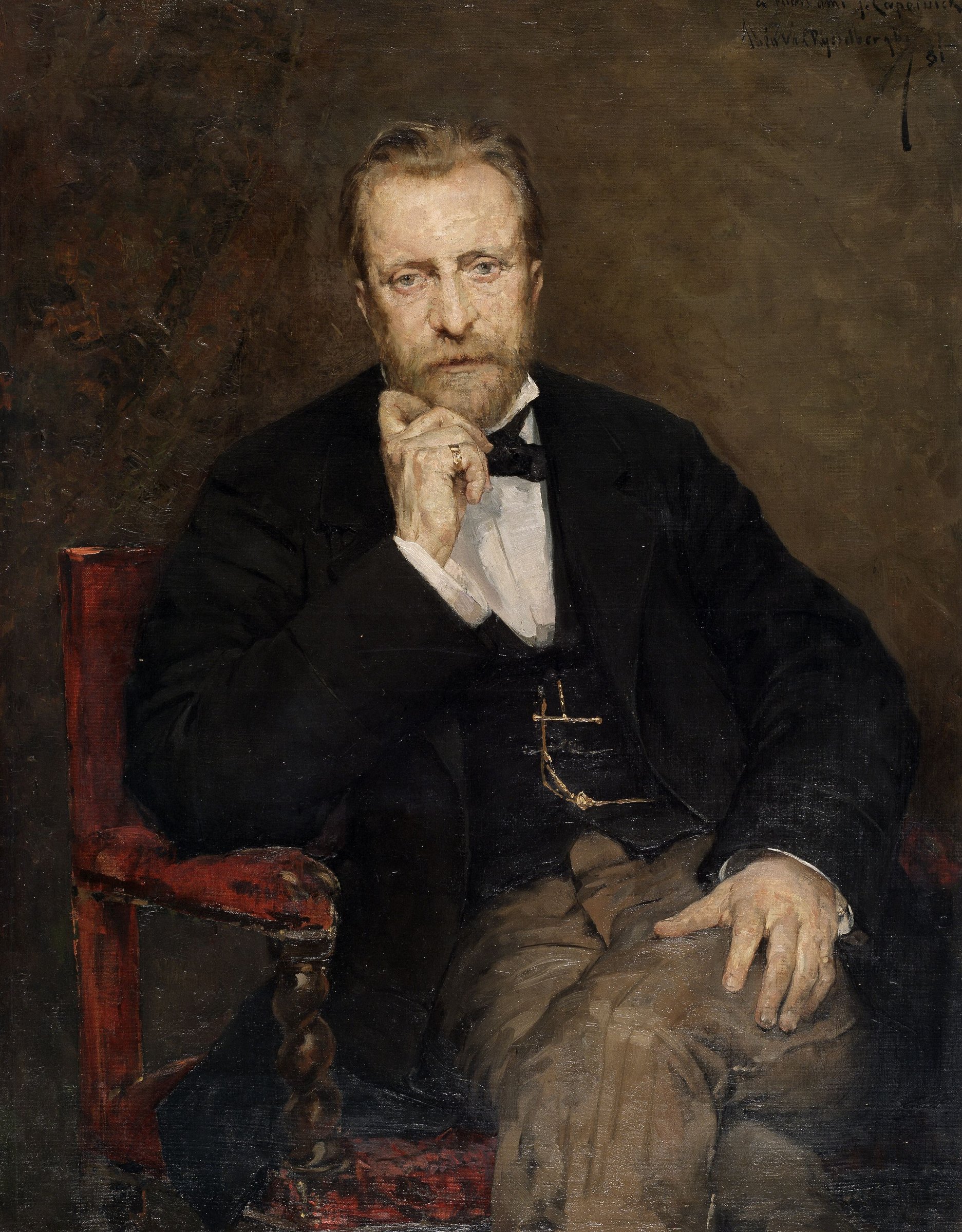Portrait of the Artist Jean Capeinick by Theo Van Rysselberghe