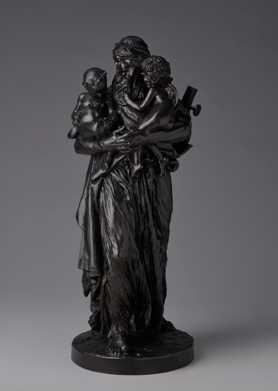 Anacreon with the Infants Bacchus and Cupid