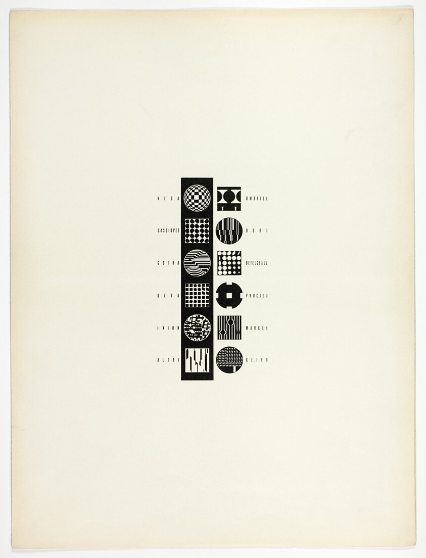 Title Page and Colophon, from Album I — 1955