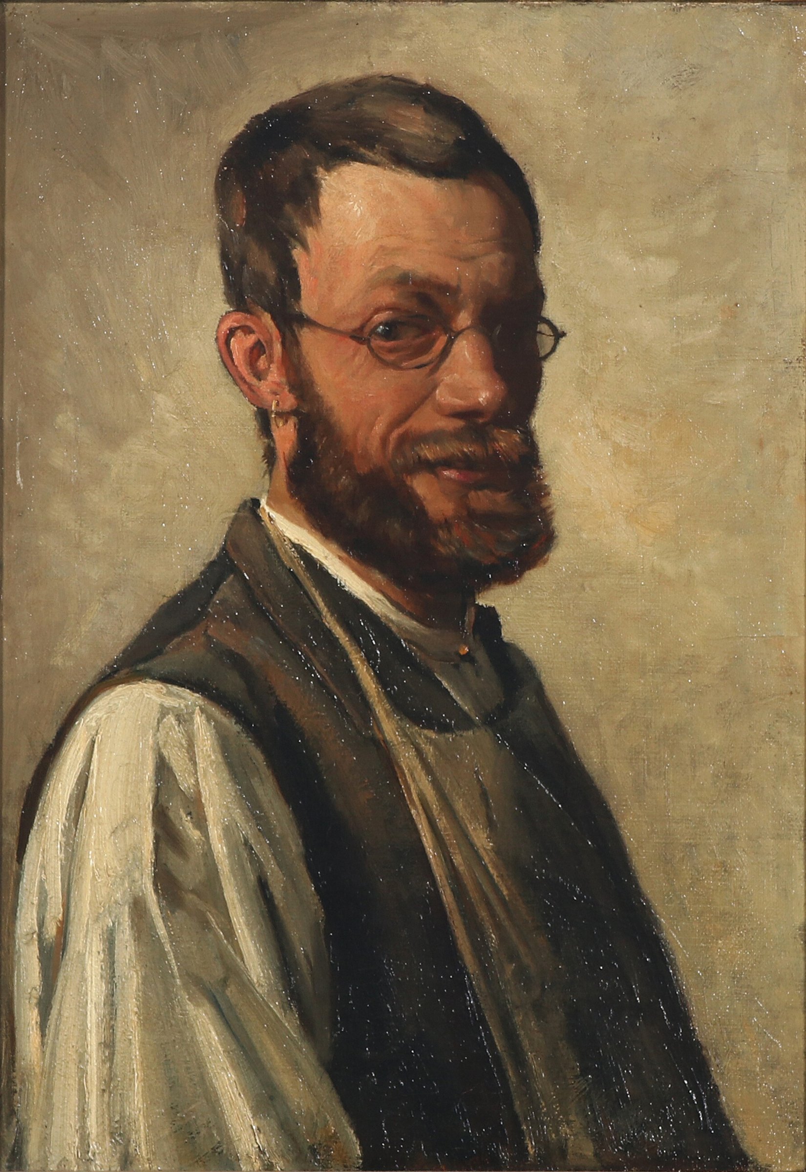 Selbstporträt by Valdemar Irminger