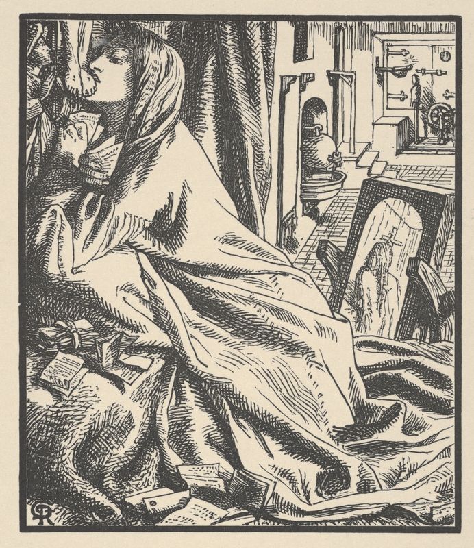 Mariana in the South (Illustration for "The Palace of Art" in Tennyson's Poems, New York, 1903)
