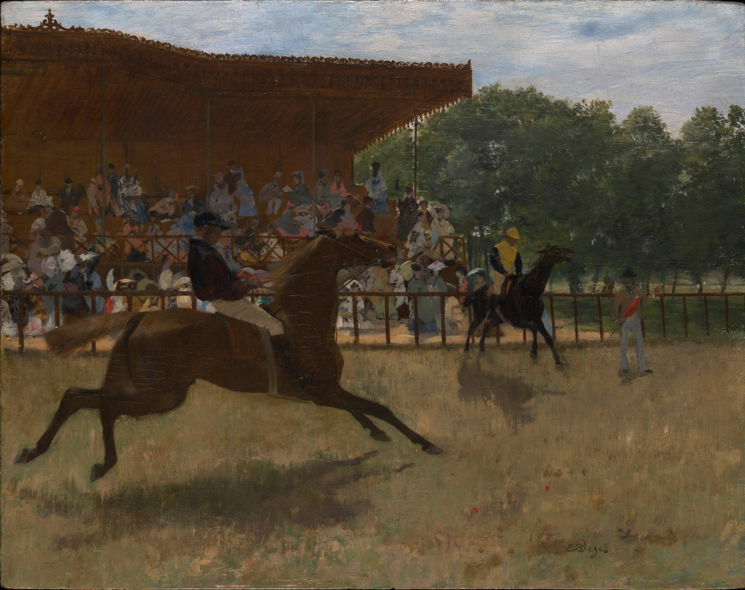 The False Start — Edgar Degas