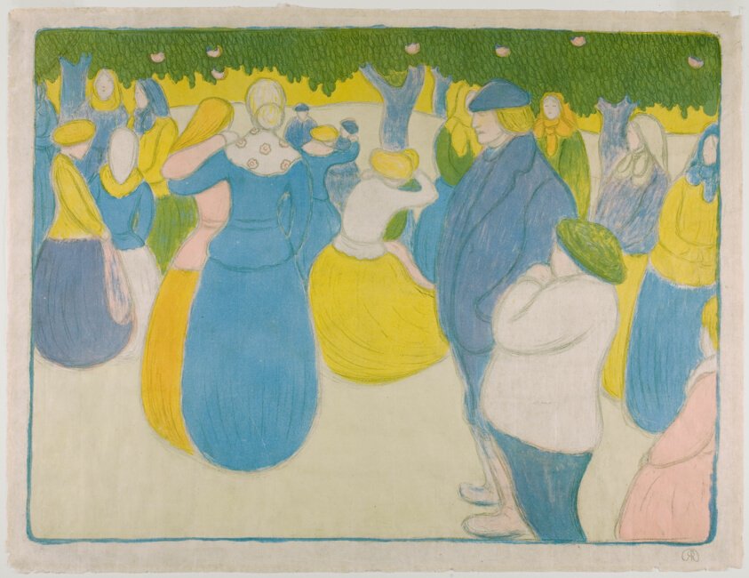 Festival in Bretagne by József Molnár