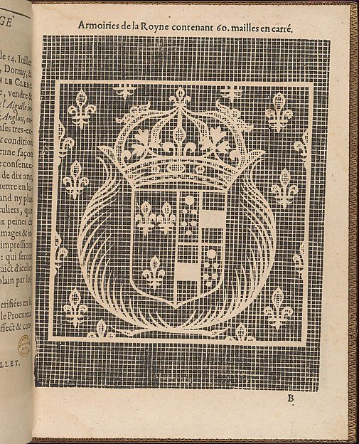 La Pratique de l'Aiguille, page 5 (recto) by Matthias Mignerak