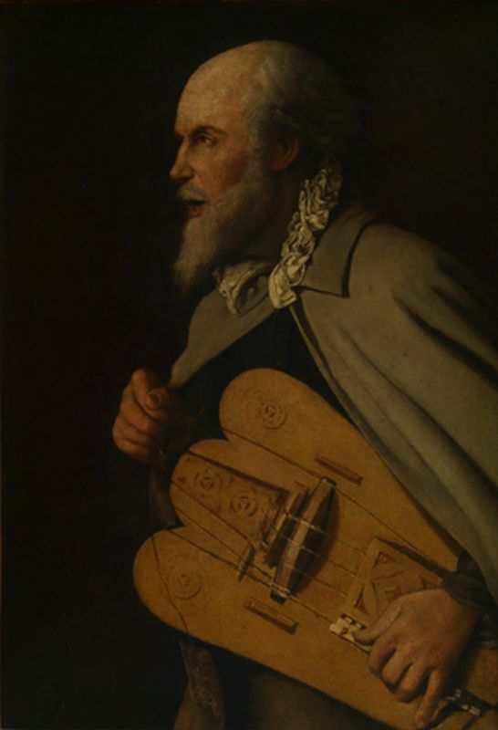 The hurdy-gurdy player