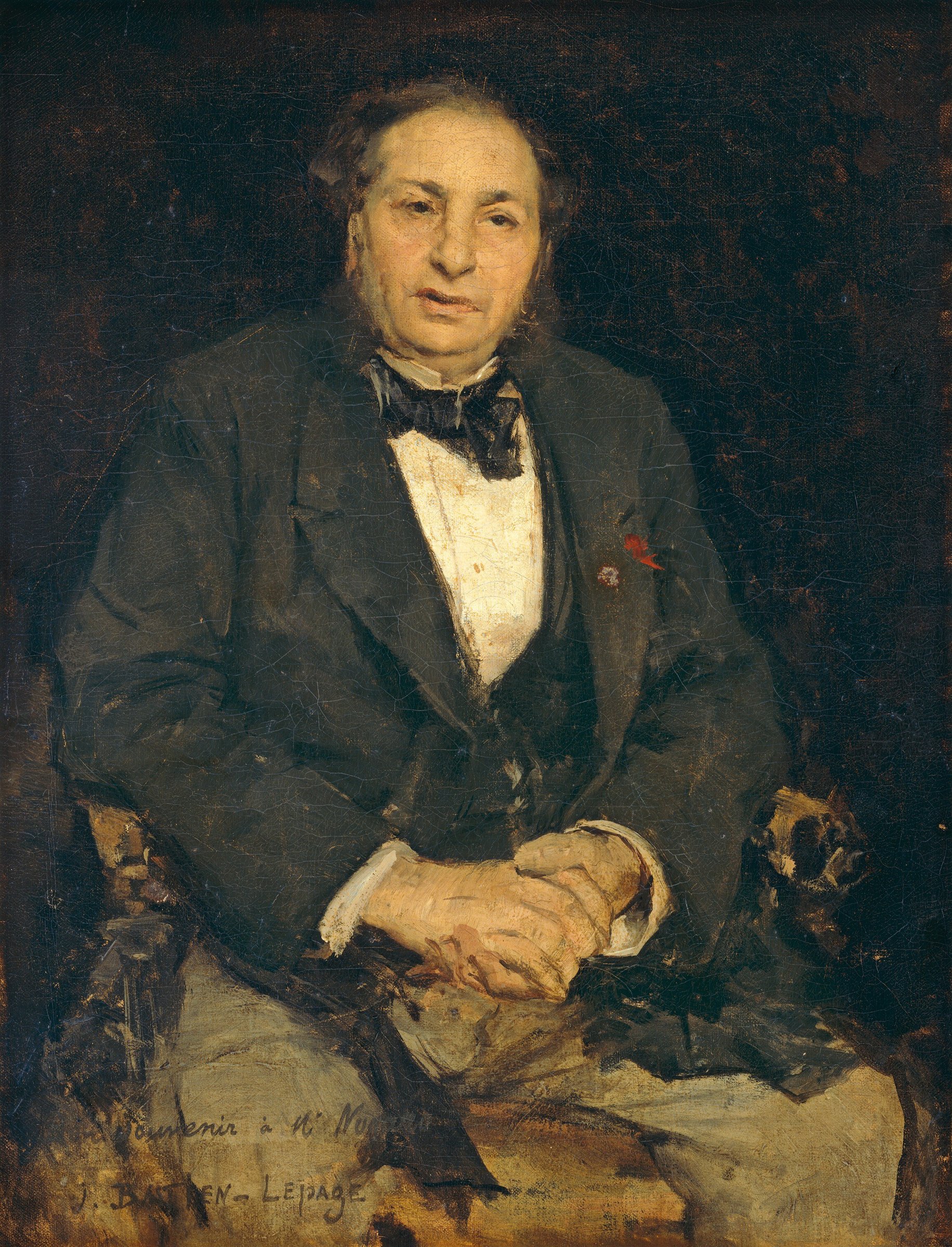 Simon Hayem (1875) by Jules Bastien-Lepage