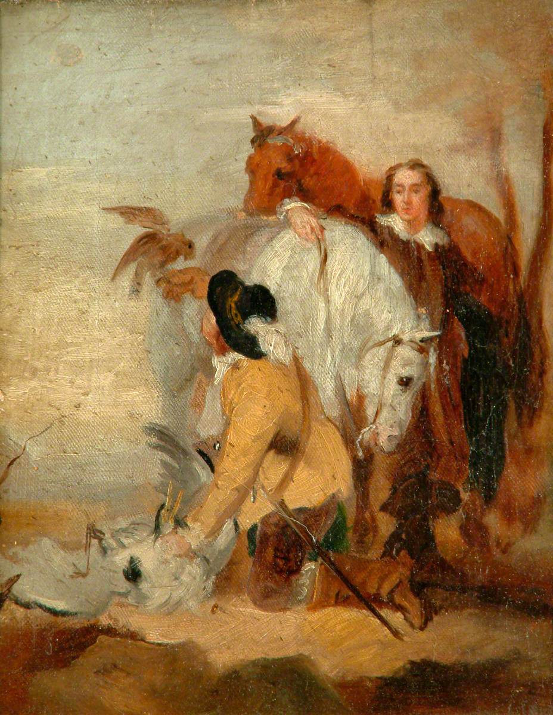 The Falconer by George Frederic Watts