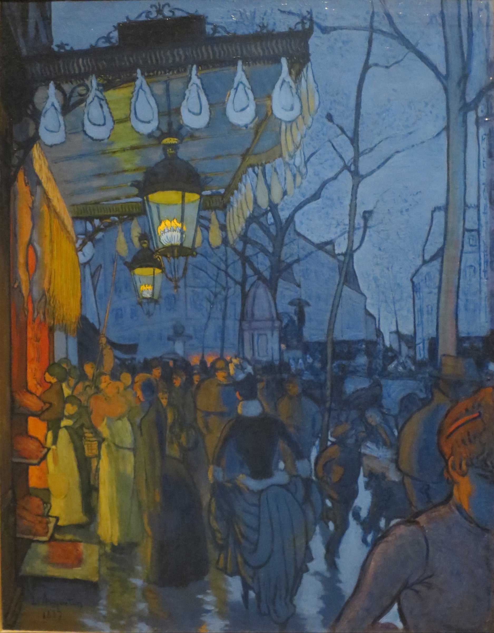 Avenue de Clichy: 5 PM by Louis Anquetin