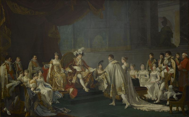 Wedding of Prince Jérôme Bonaparte and Princess Frédérique-Catherine of Wurtemberg, August 22, 1807