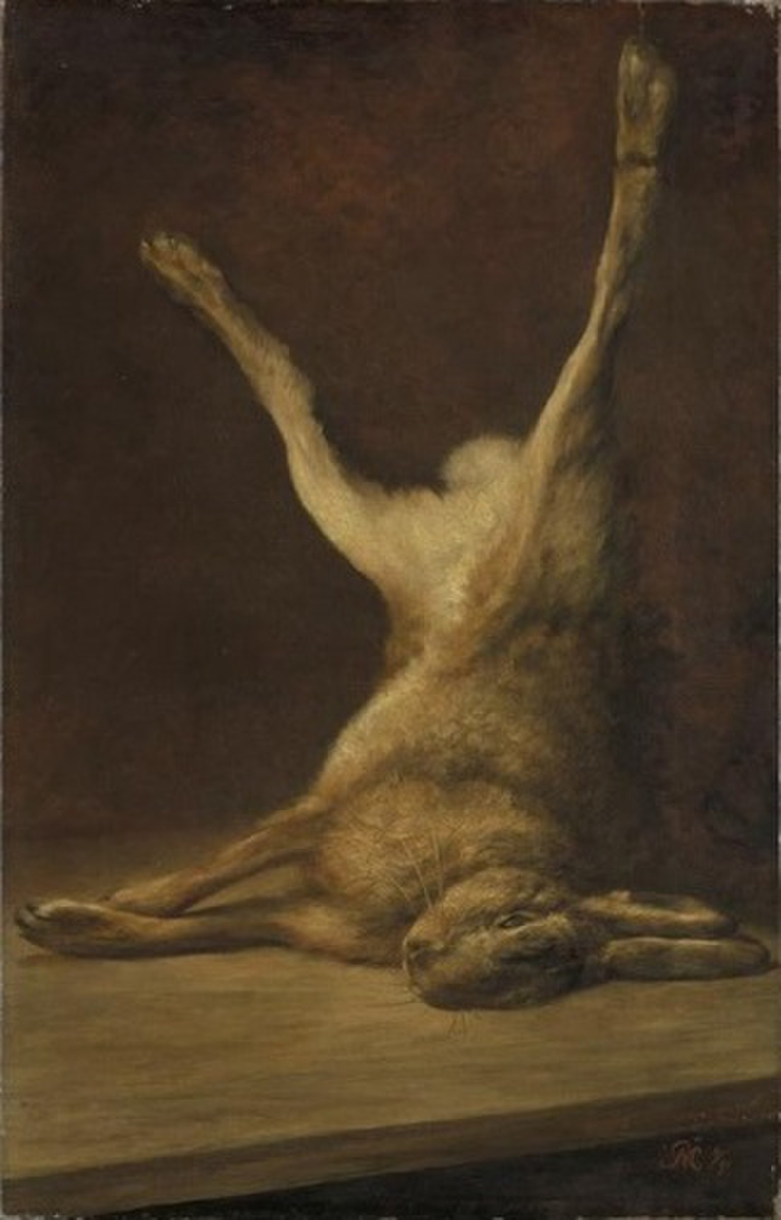 Dead Hare by Piet Mondrian