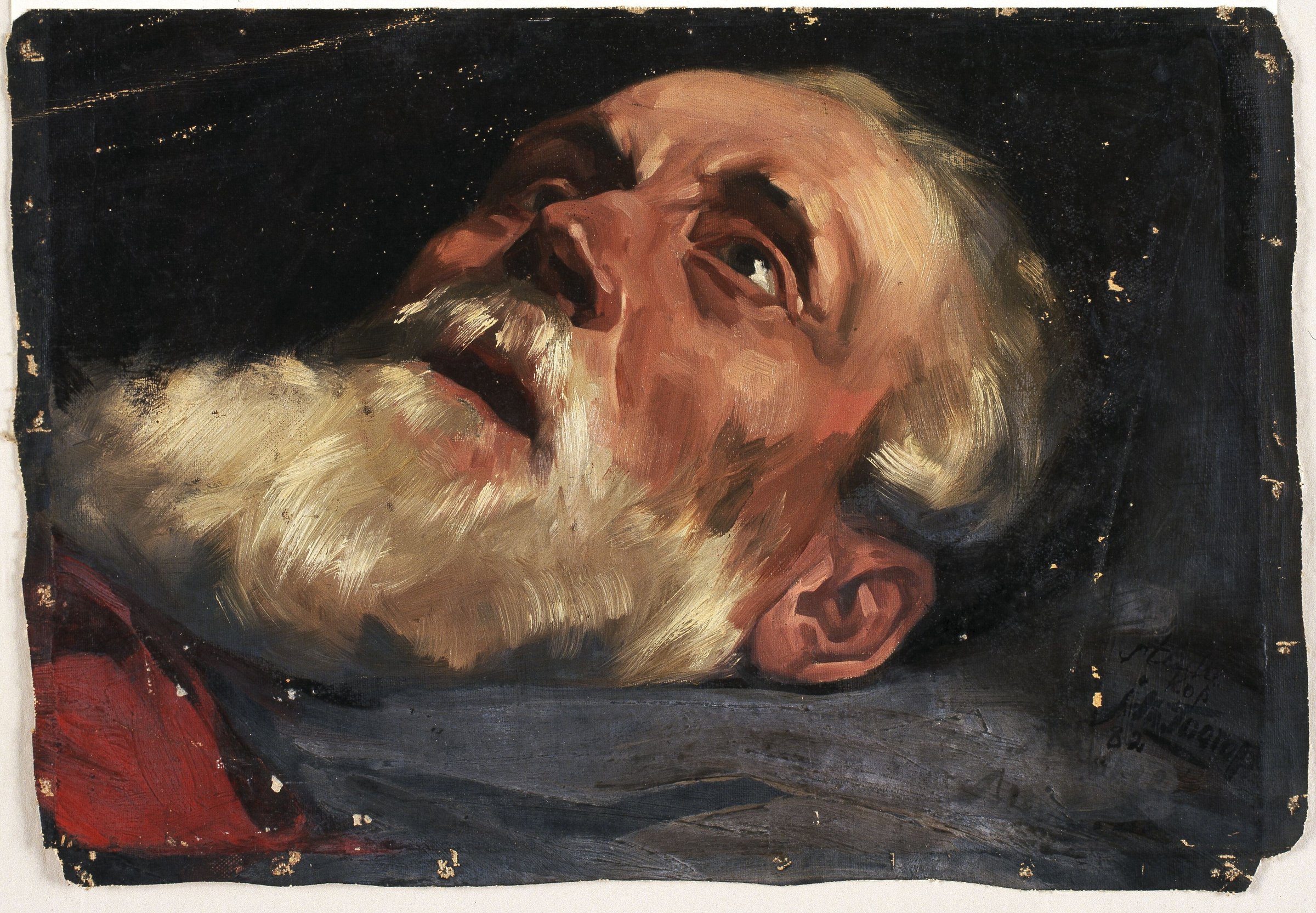 Head of an Old Man (study) by Jan Toorop