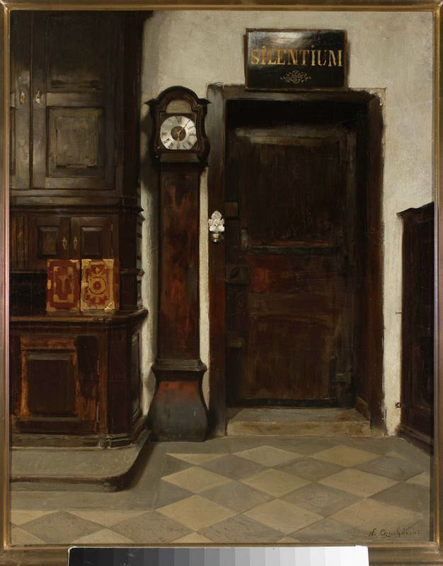 In the sacristy – Silentium