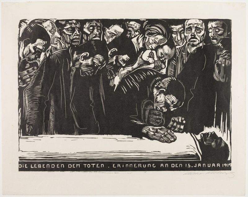 Memorial Sheet for Karl Liebknecht