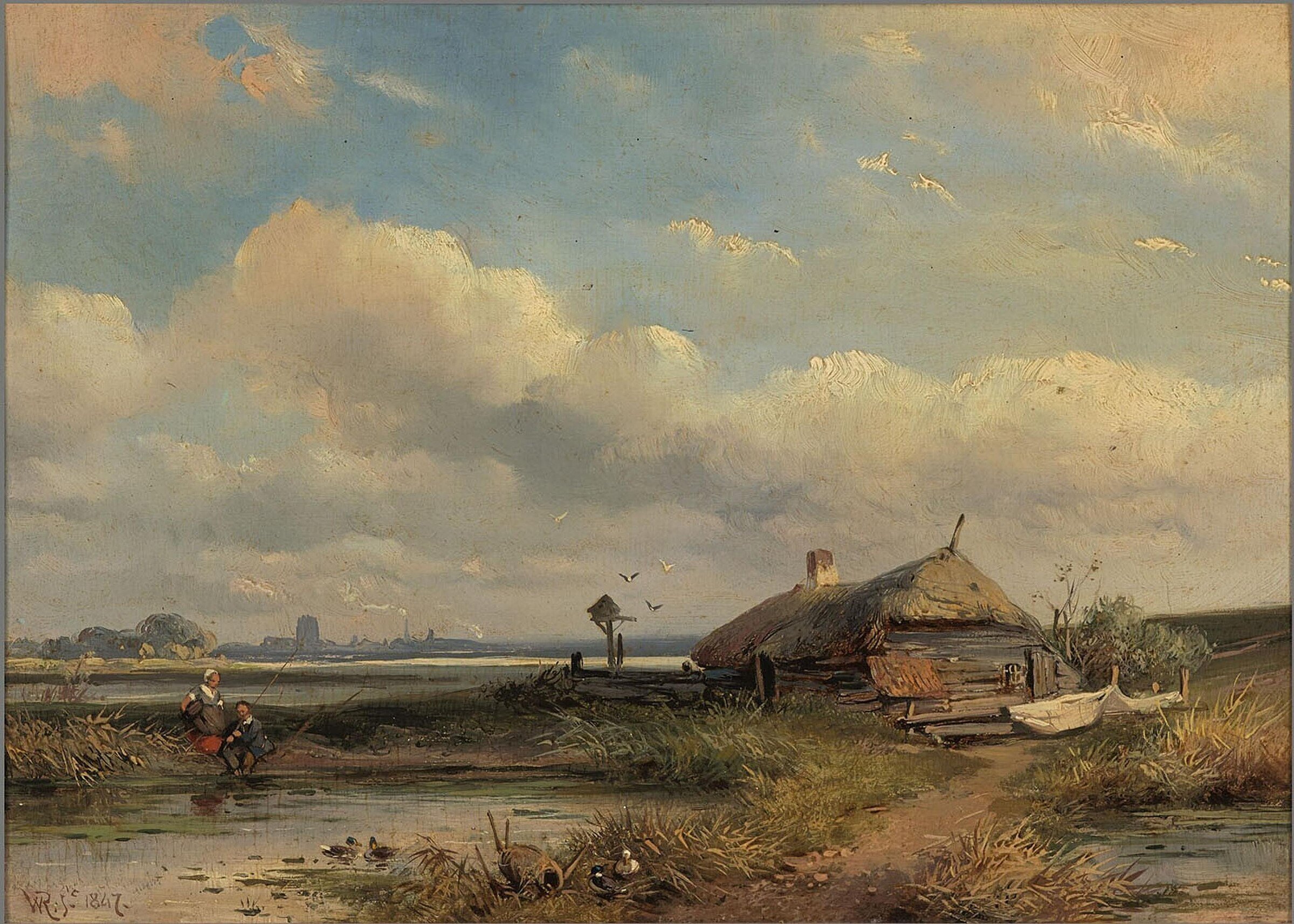 painting by Willem Roelofs