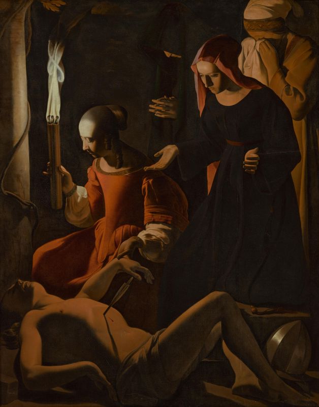 Saint Sebastian tended by Saint Irene