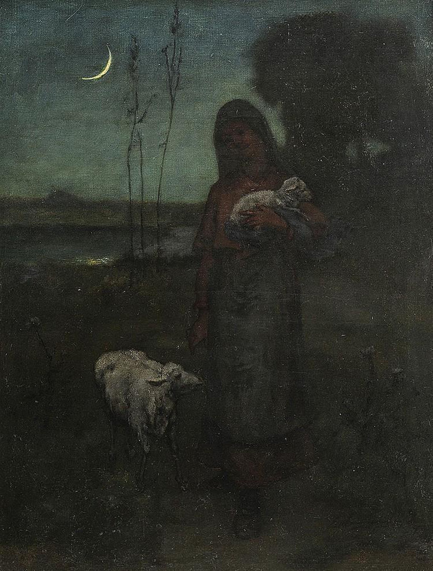 Shepherdess by Elliott Daingerfield