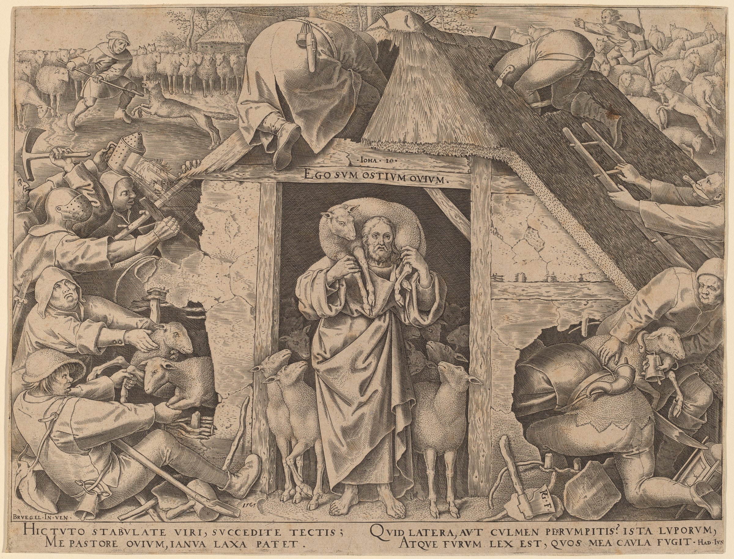 The Parable of the Good Shepherd by Joris Hoefnagel