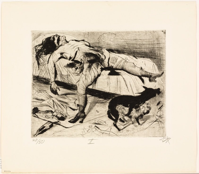 Murder, plate two from Death and Resurrection by Otto Mäkilä