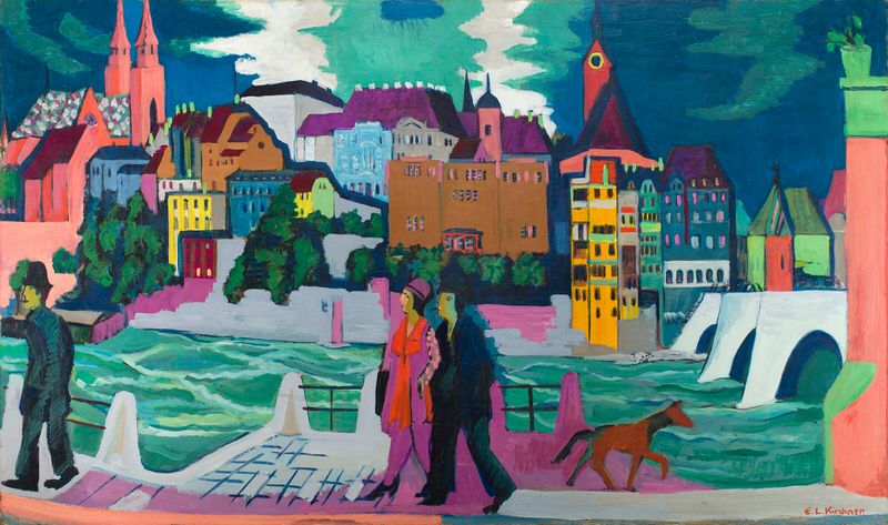 View of Basel and the Rhine