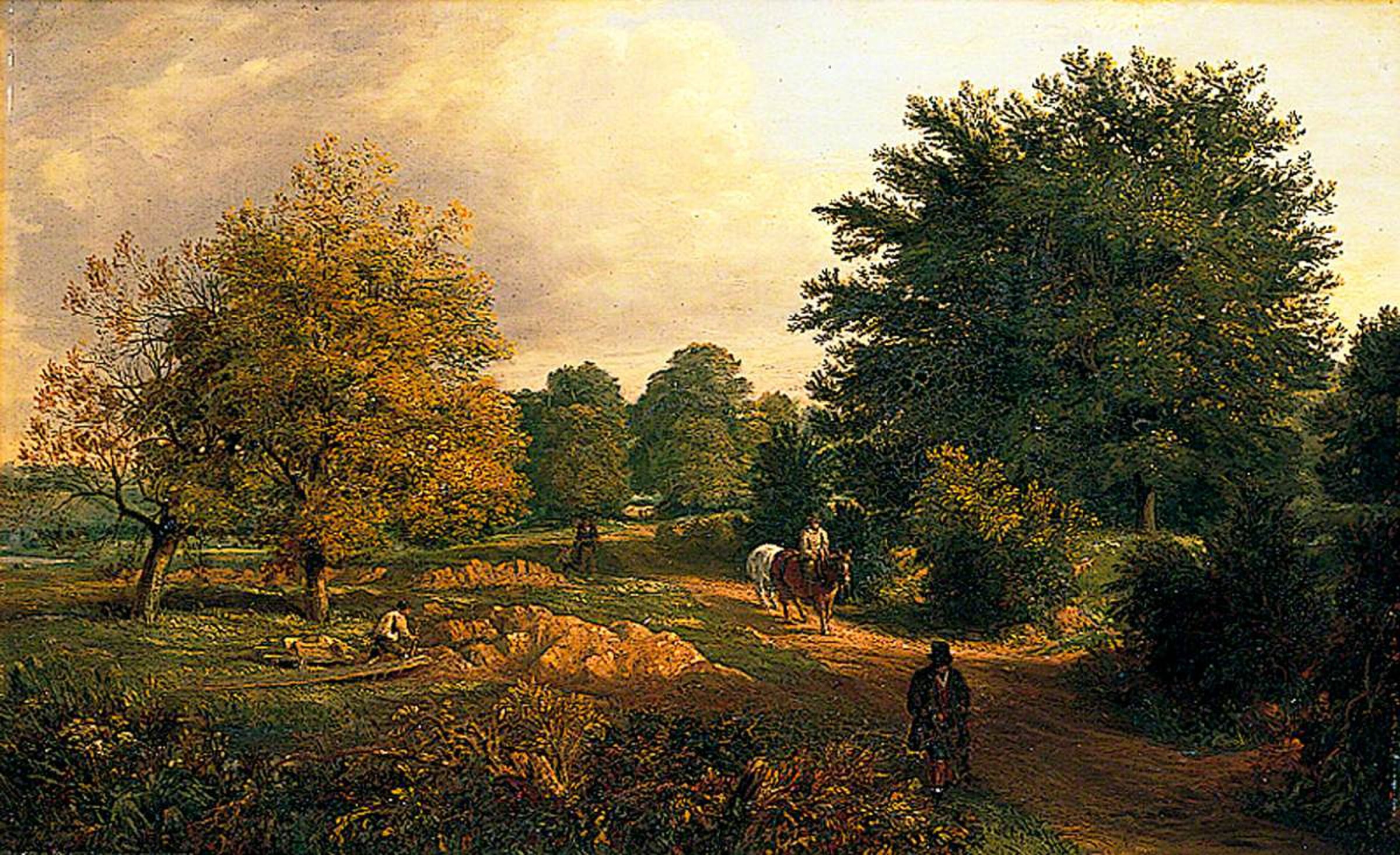 Whitlingham Lane, Norwich by John Joseph Cotman