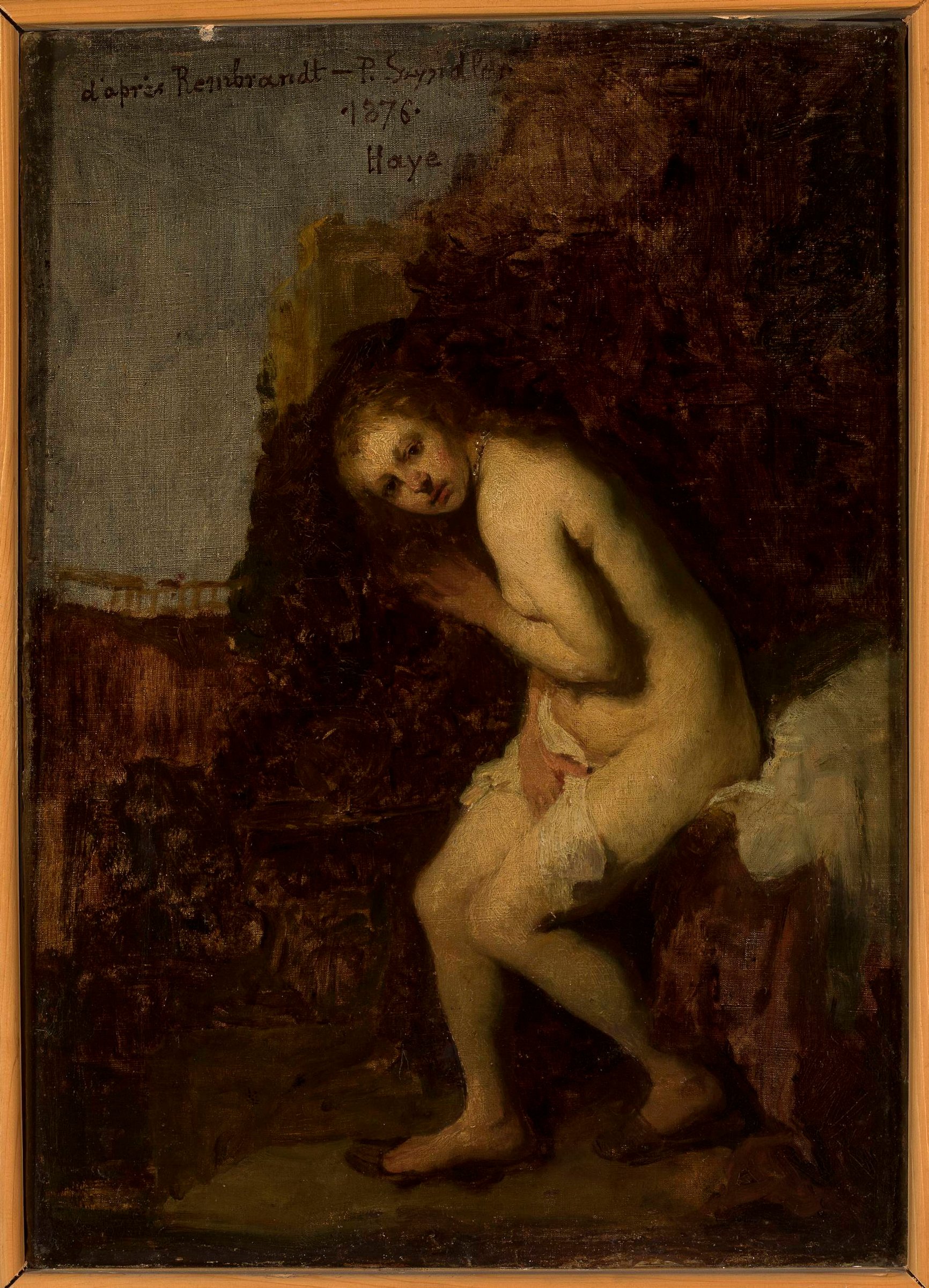 Susanna at her bath. by Pantaleon Szyndler