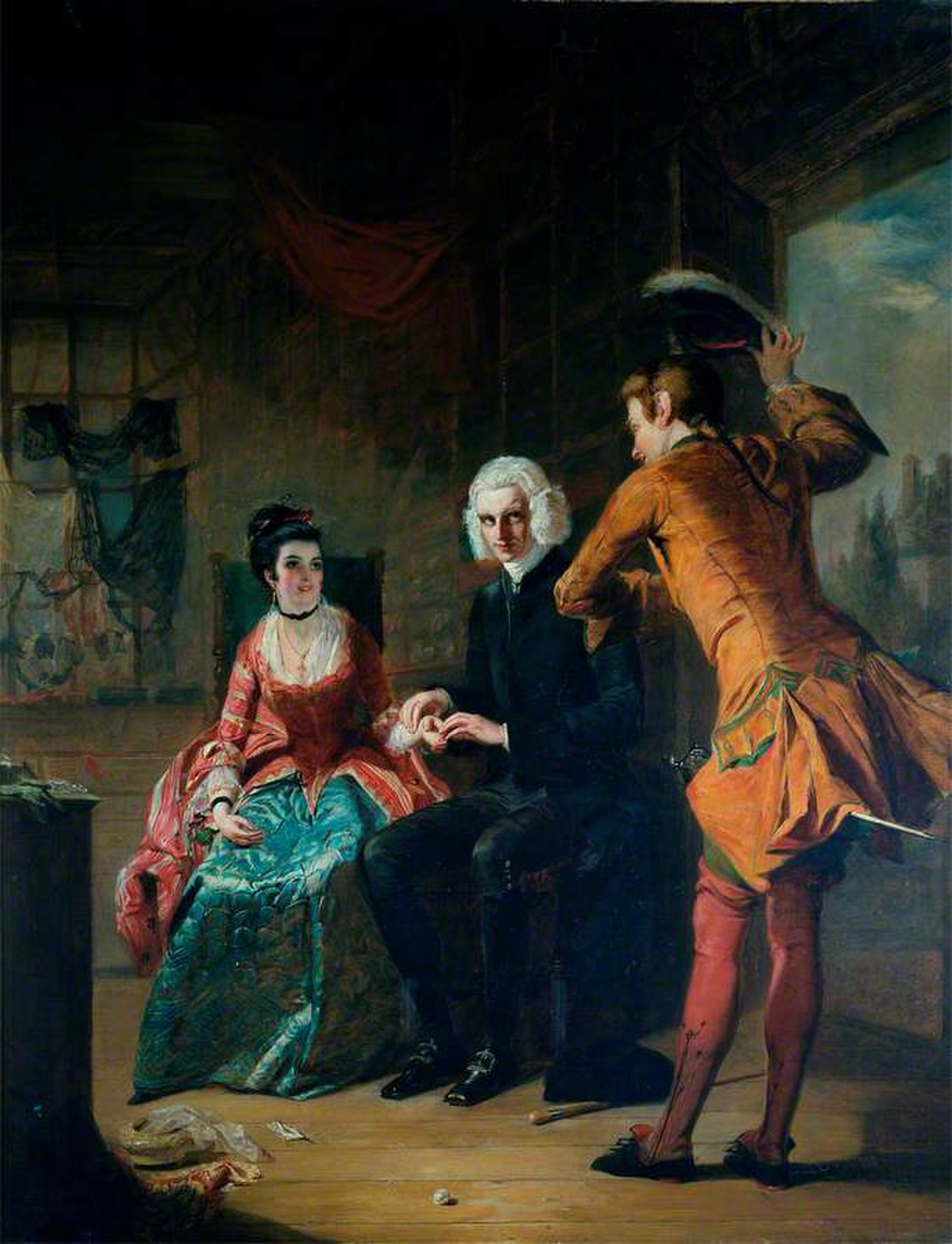 Scene from Laurence Sterne's 'A Sentimental Journey' by William Powell Frith