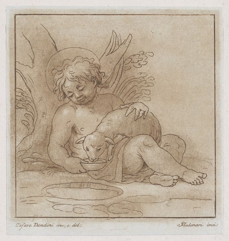 Saint John the Baptist with a lamb
