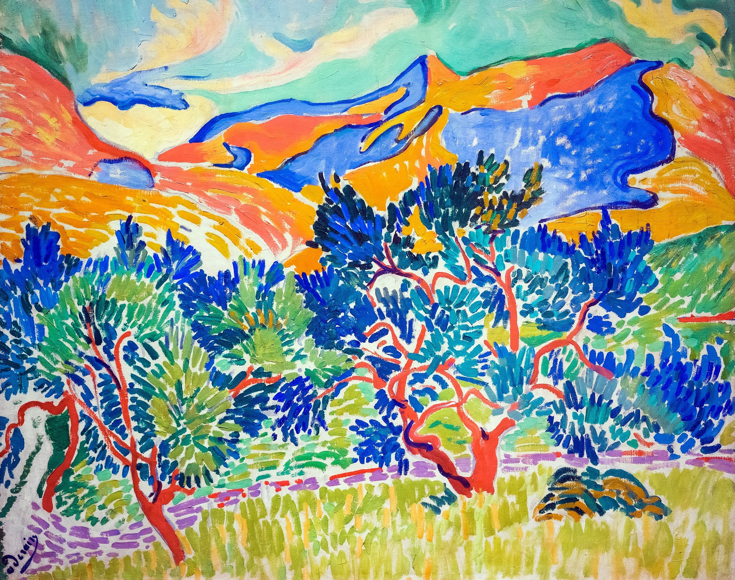 Mountains at Collioure by André Derain