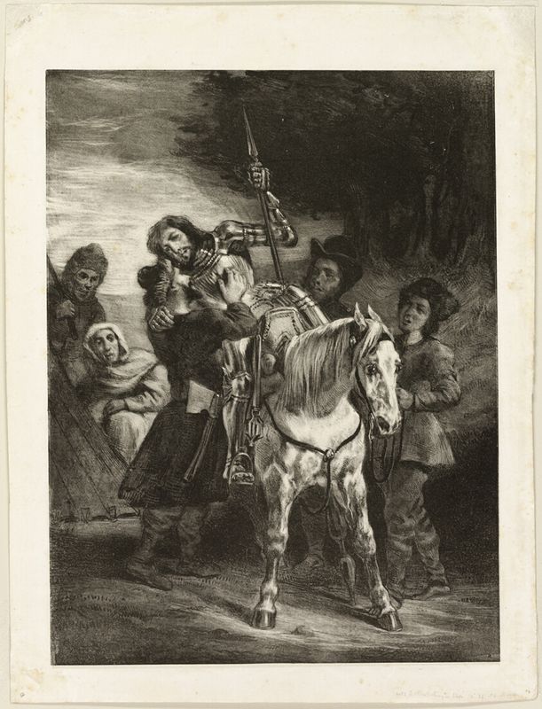 The Wounded Götz Cared for by the Bohemians